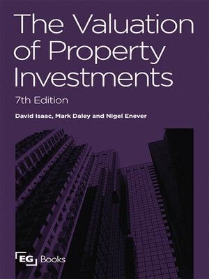 cover image of The Valuation of Property Investments